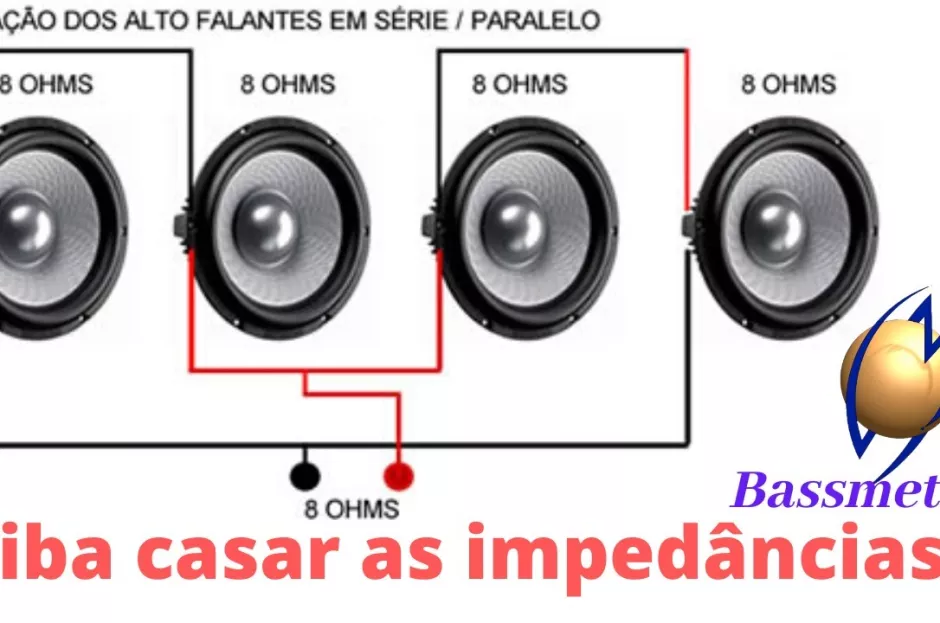 Como casar impedância de alto falantes