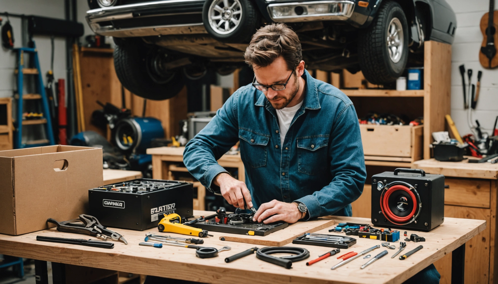 Como fazer caixa de som automotivo
