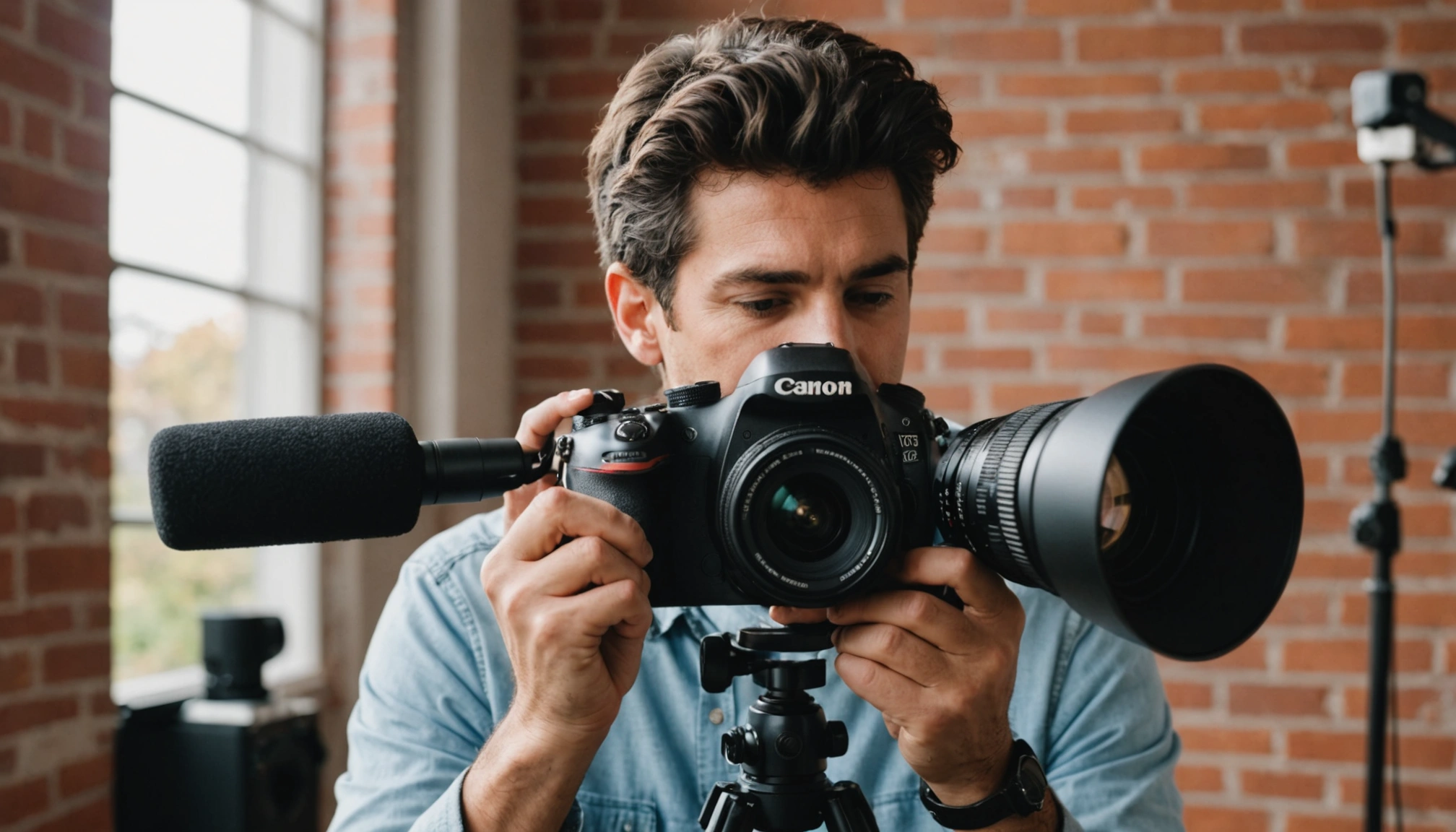 Imagem de Melhores Microfones para Câmeras DSLR